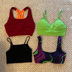 Fabletics sport bras size small.